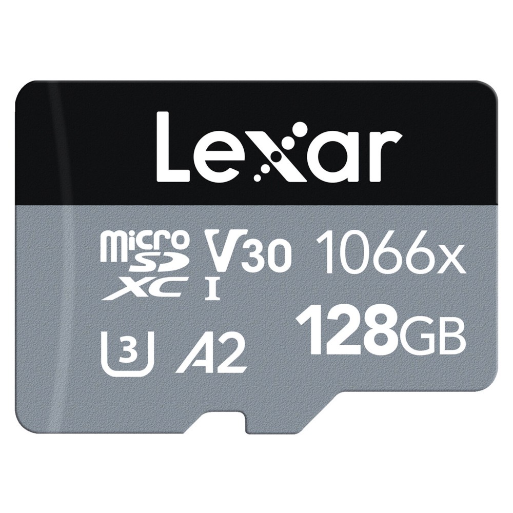 Карта памяти Lexar Professional 1066x Silver microSDXC 128GB UHS-I U3 V30 A2, R/W 160/120 МБ/с