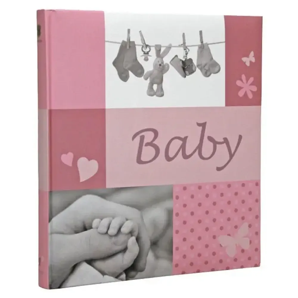 Фотоальбом Henzo Jessy Baby 28.5x30 на 60 стр., классический, картон, розовый (20.161.12)