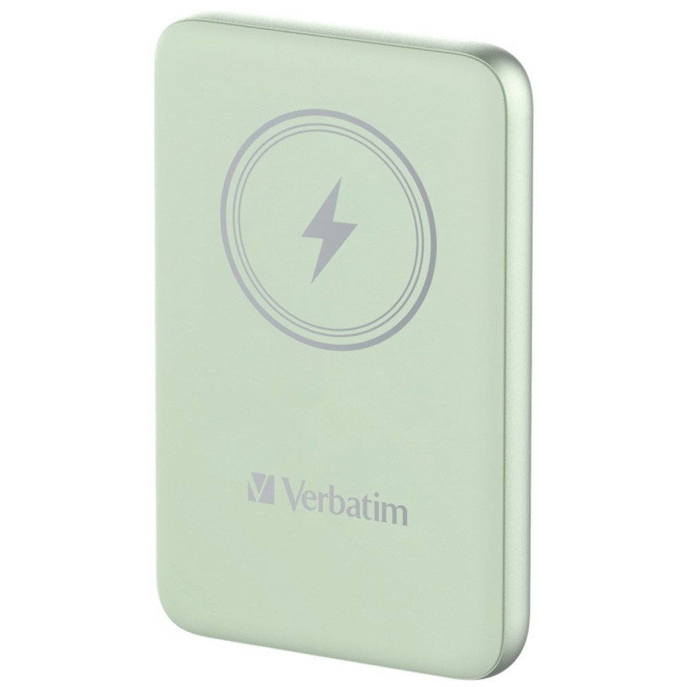 Портативный аккумулятор Verbatim Charge‘n’Go Power Bank 10000 мАч с беспроводной зарядкой, зелёный