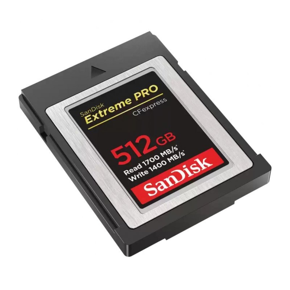 Карта памяти SanDisk Extreme Pro CFexpress Type B 512GB, R/W 1700/1400 МБ/с
