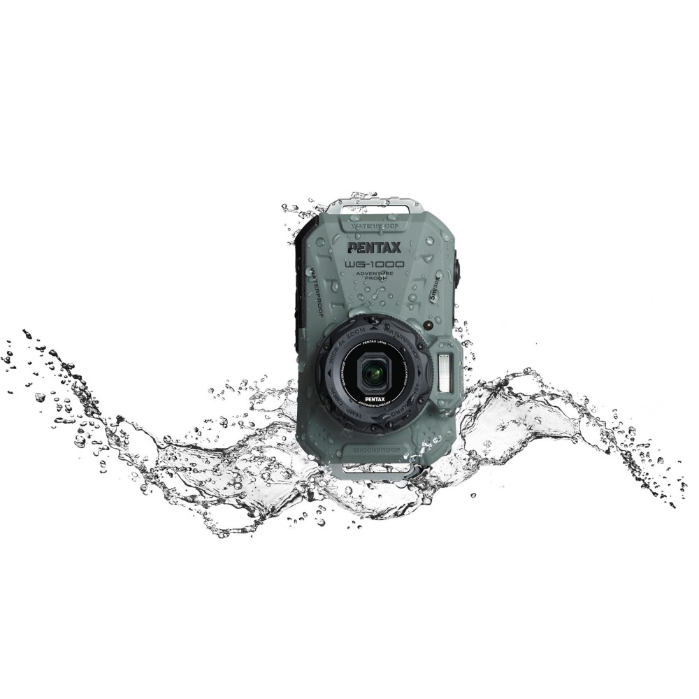 Фотоаппарат Pentax WG-1000 водонепроницаемый оливковый