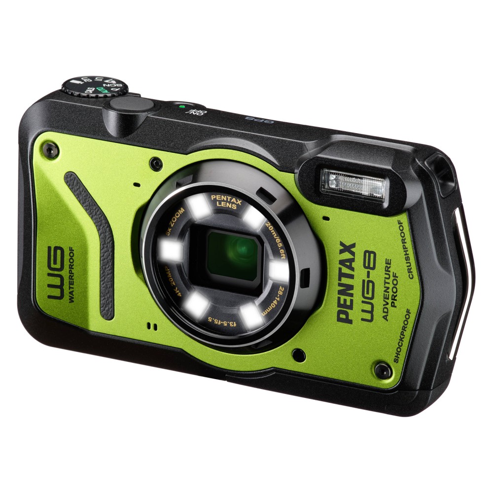 Фотоаппарат Pentax WG-8 водонепроницаемый зеленый
