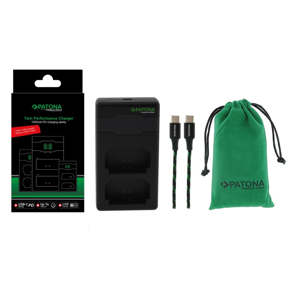 Зарядное устройство Patona Premium Twin Performance PD для NP-FZ100