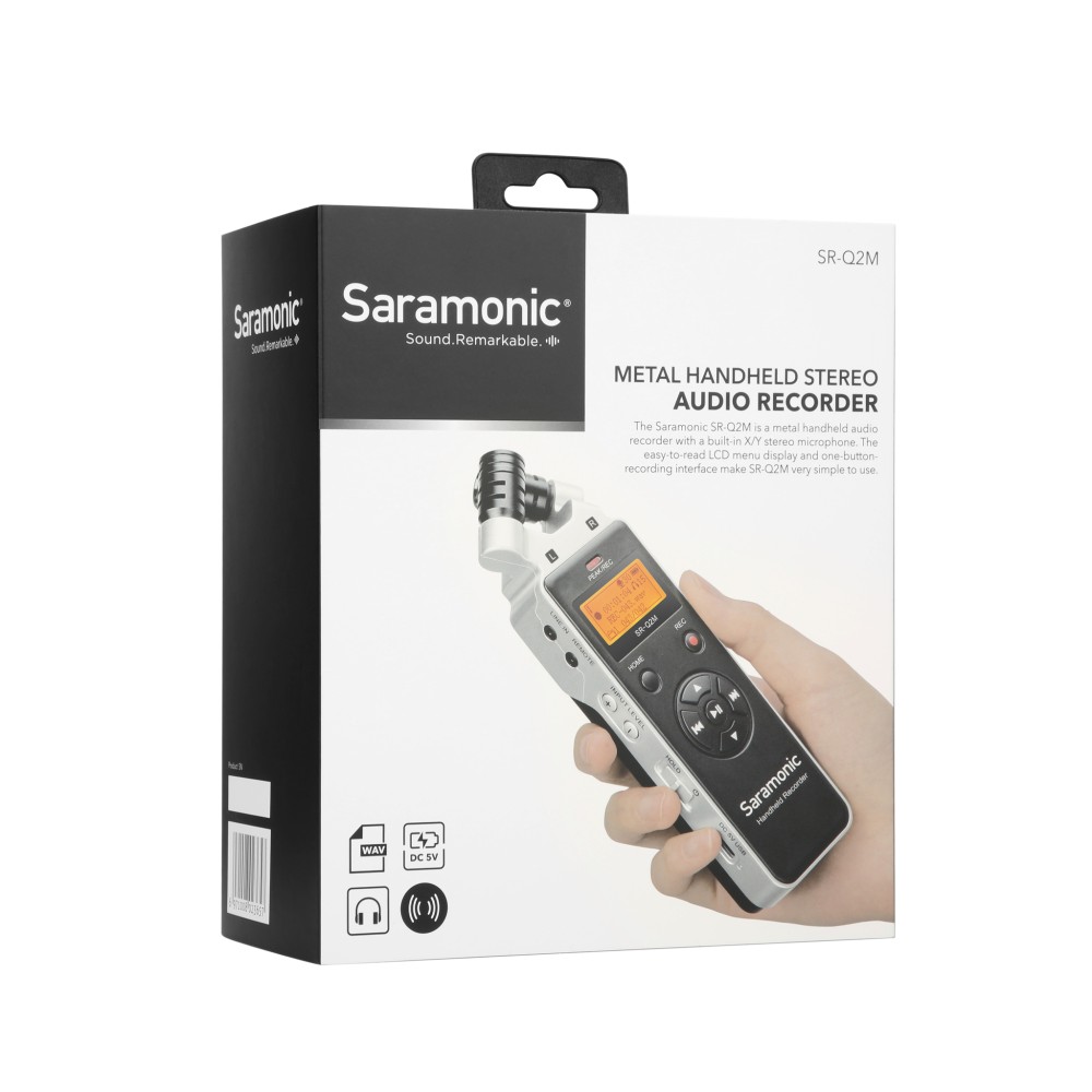 Рекордер Saramonic SR-Q2M ИКМ двухканальный (металлический корпус)