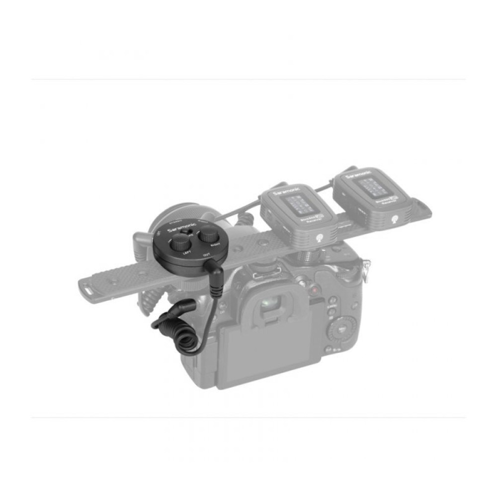 Микшер Saramonic AX1 2-канальный 3,5 мм, вход: 2х 3,5 мм