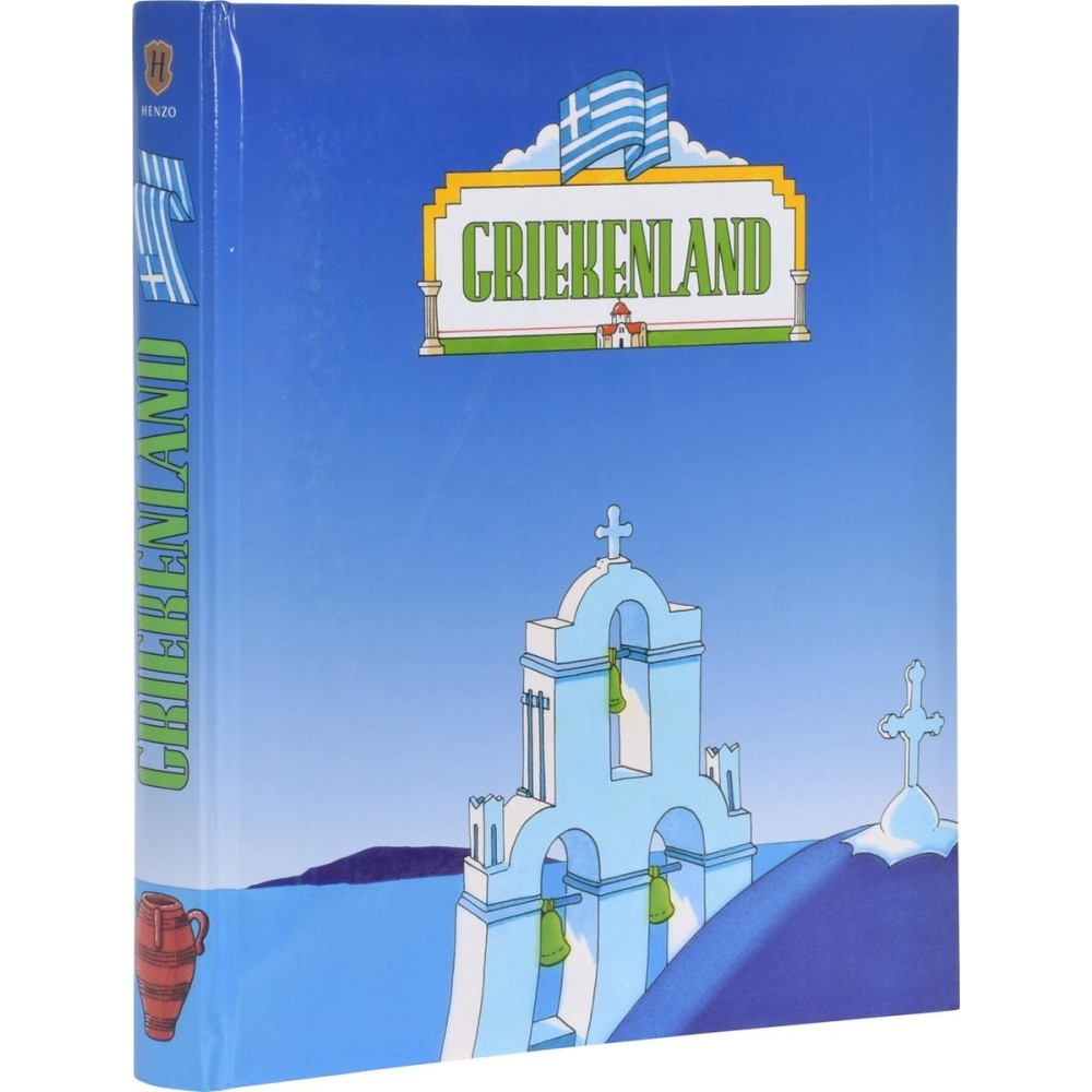 Фотоальбом Henzo Греция 28х30 на 60 стр., картон, синий (11.156.07)