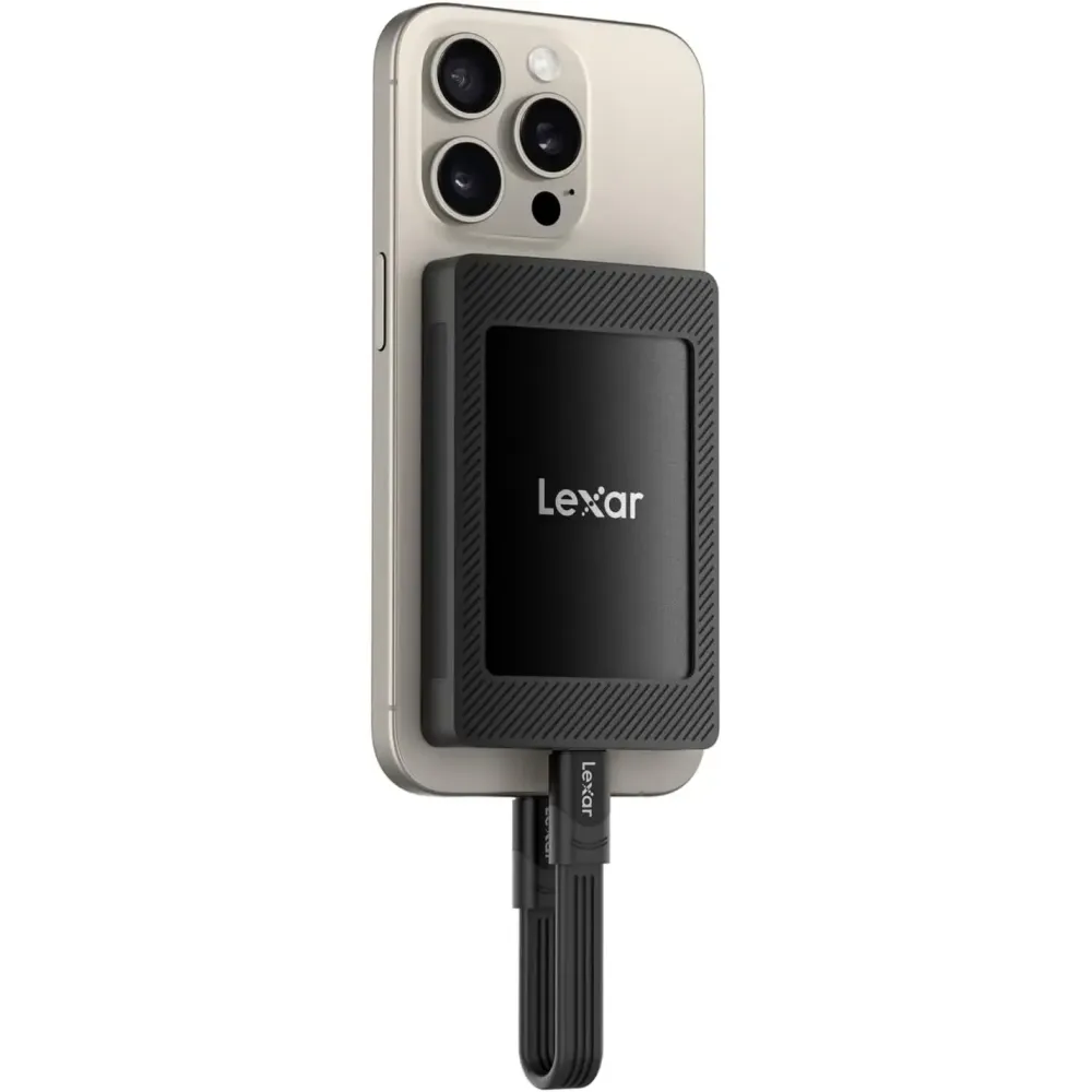 Внешний накопитель Lexar SL500 Portable SSD Magnetic Set USB 3.2 Gen 2x2 4TB, R/W 2000/1800 МБ/с
