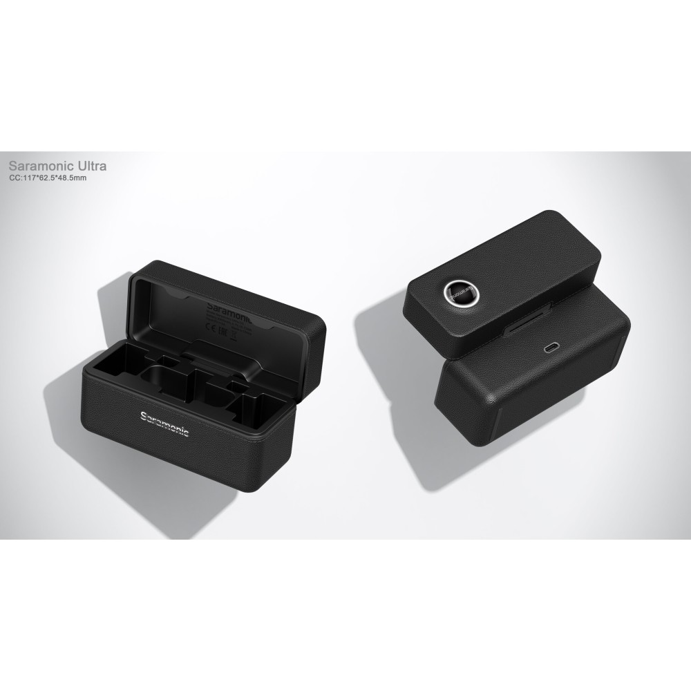 Радиосистема Saramonic Ultra 01 (TX+TX+RX) приёмник + 2 передатчика универсальная, чёрная