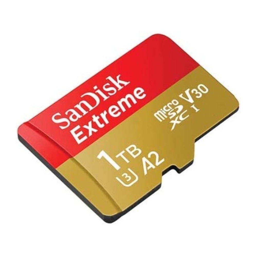 Карта памяти SanDisk Extreme microSDXC 1TB UHS-I U3 V30 A2, R/W 160/90 МБ/с