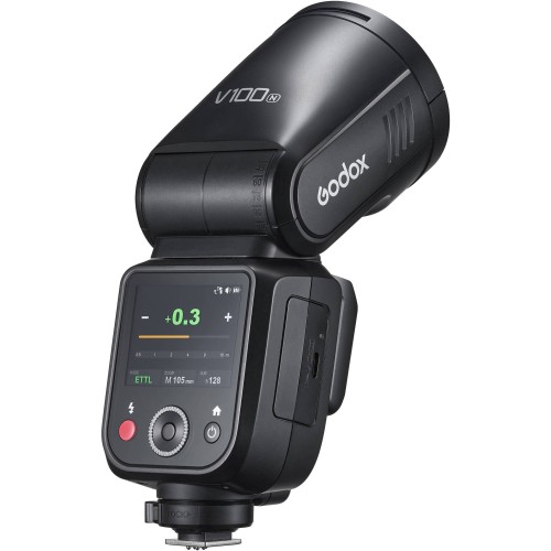 Вспышка накамерная Godox V100N TTL с круглой головкой для Nikon