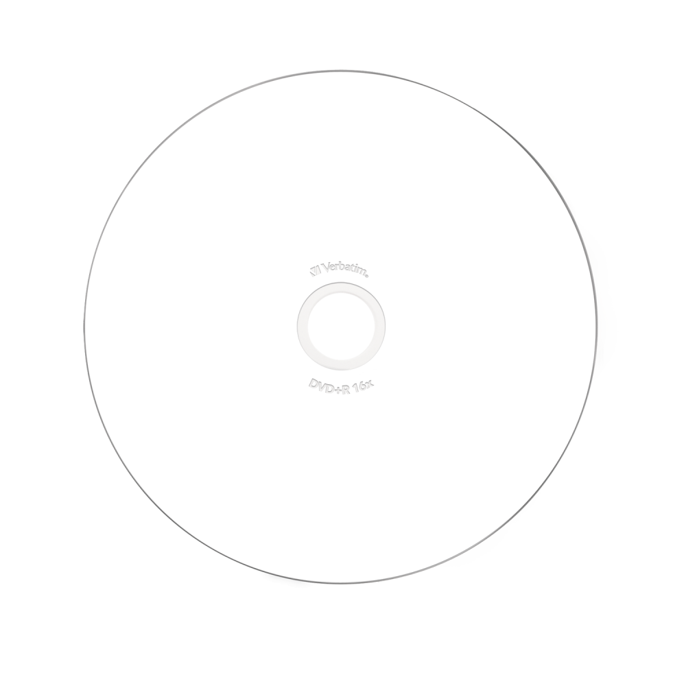 Оптический диск Verbatim DVD+R 4.7GB 16X AZO Wide Inkjet Printable ID Brand, Slim Case, 10 шт