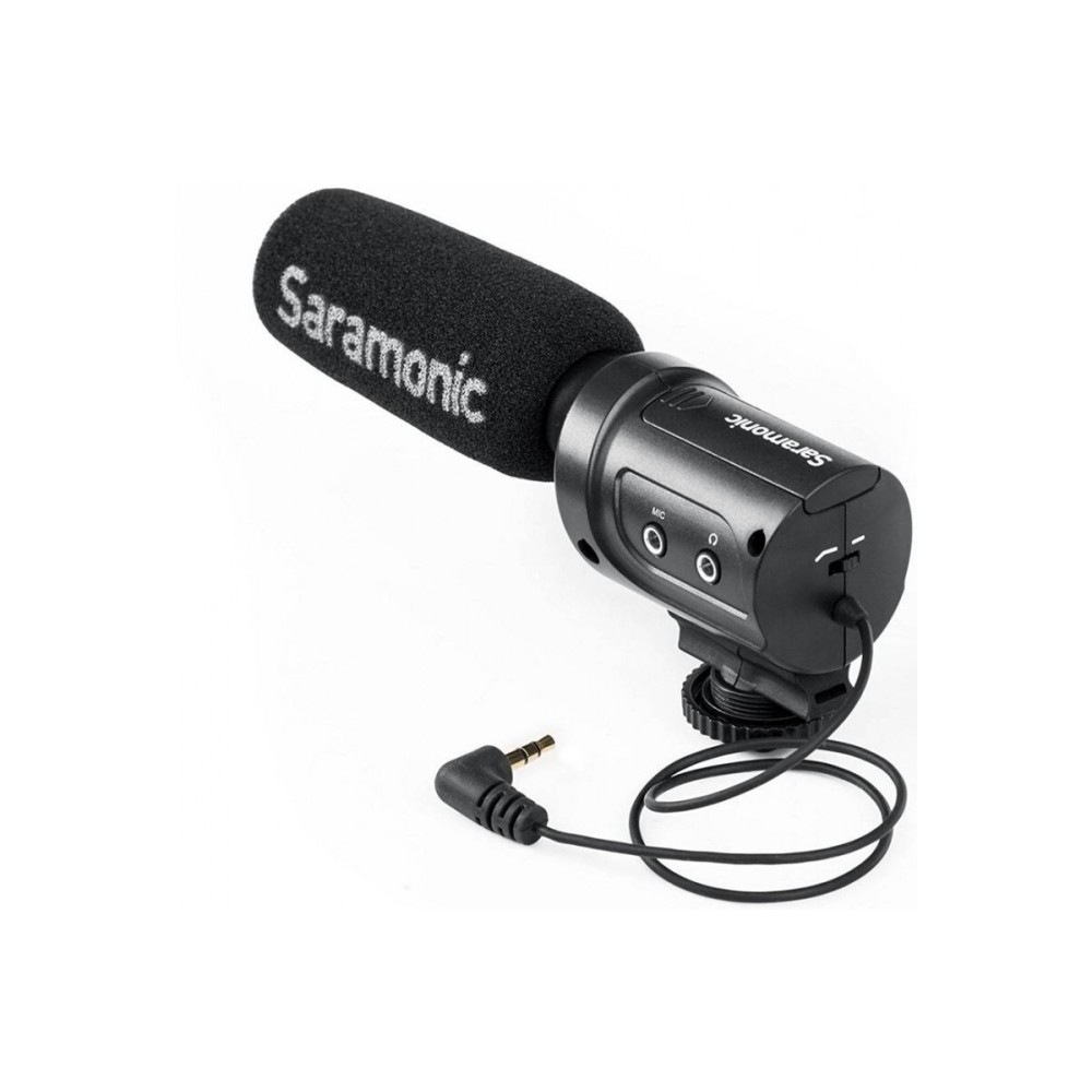 Микрофон накамерный Saramonic SR-M3 направленный, разъем 3,5 мм TRS