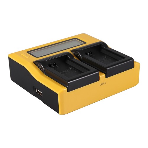 Зарядное устройство Patona Dual LCD USB для 2х аккумуляторов NP-FW50