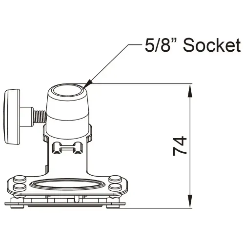 Зажим Kupo KCP-350 Mini Alli Clamp серебристый