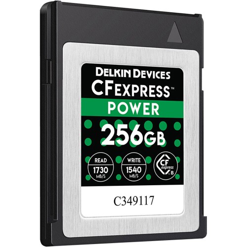 Карта памяти Delkin Devices Power CFexpress Type B 256GB, R/W 1730/1540 МБ/с