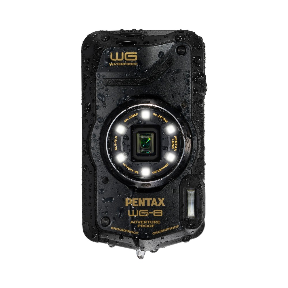 Фотоаппарат Pentax WG-8 водонепроницаемый черный