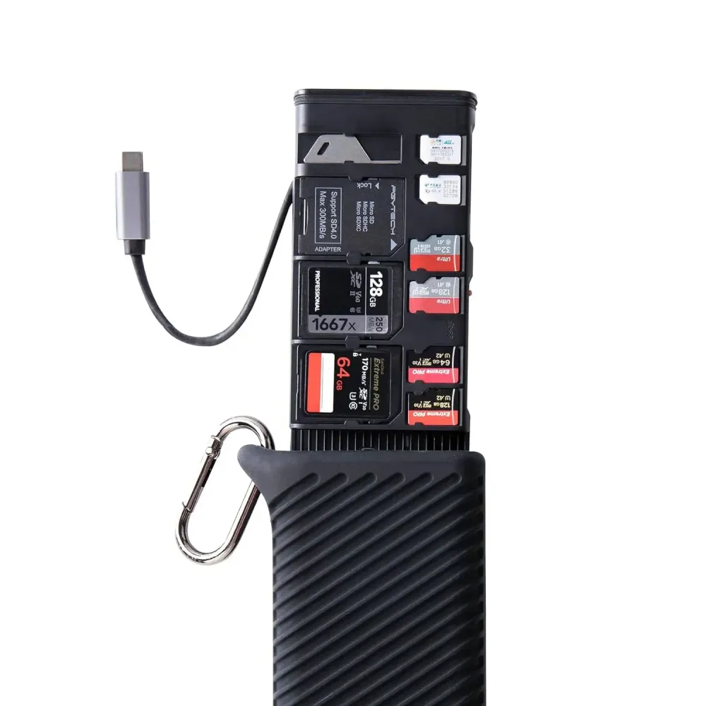 Кардридер и чехол PGYTECH CFexpress CreateMate, для CFE-A / SD, черный