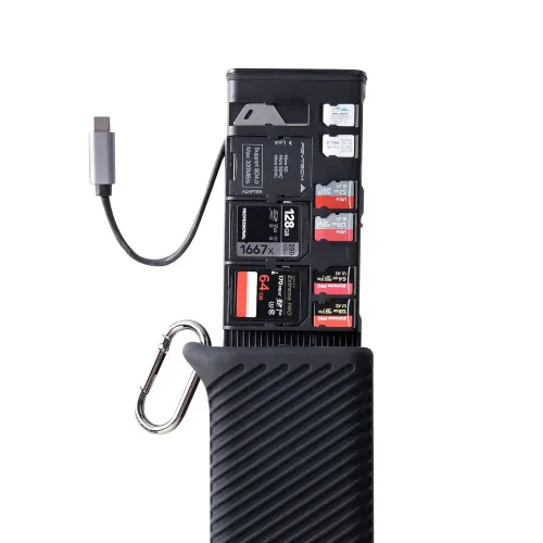 Кардридер и чехол PGYTECH CFexpress CreateMate, для CFE-A / SD, черный