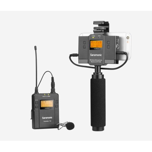 Радиосистема Saramonic UwMic9 Kit12 TX9+SPRX9 приемник с держателем смартфона + передатчик
