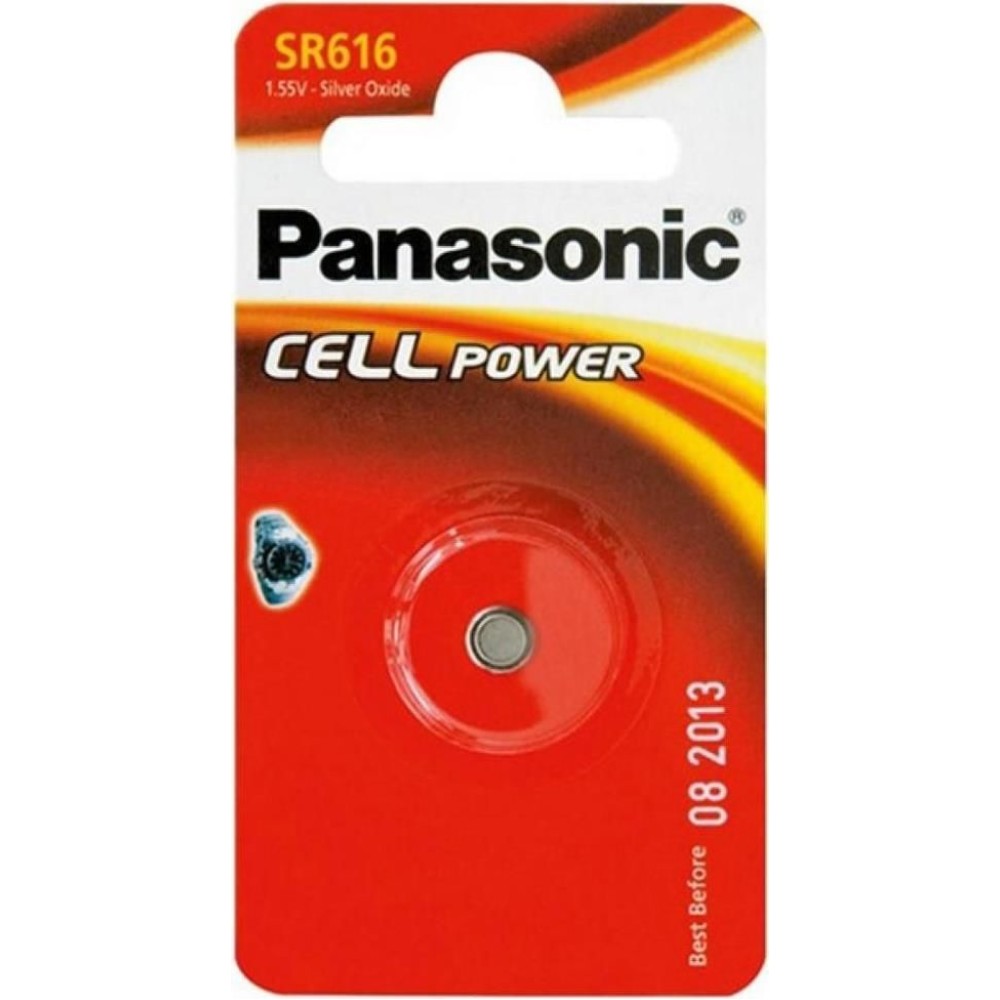 Батарейка Panasonic Silver Oxide SR-616 серебряно-оксидная 1 шт