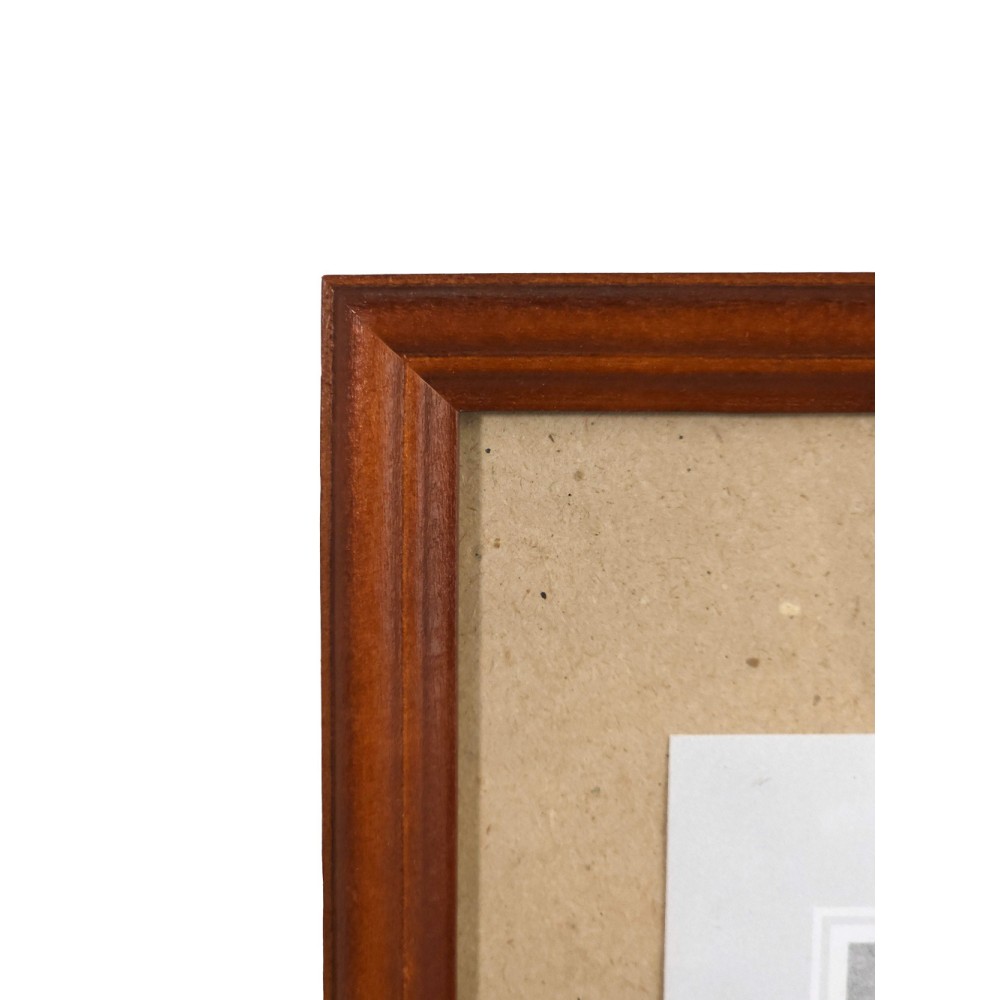 Фоторамка 24x30, дерево/стекло, коричневый (8412)