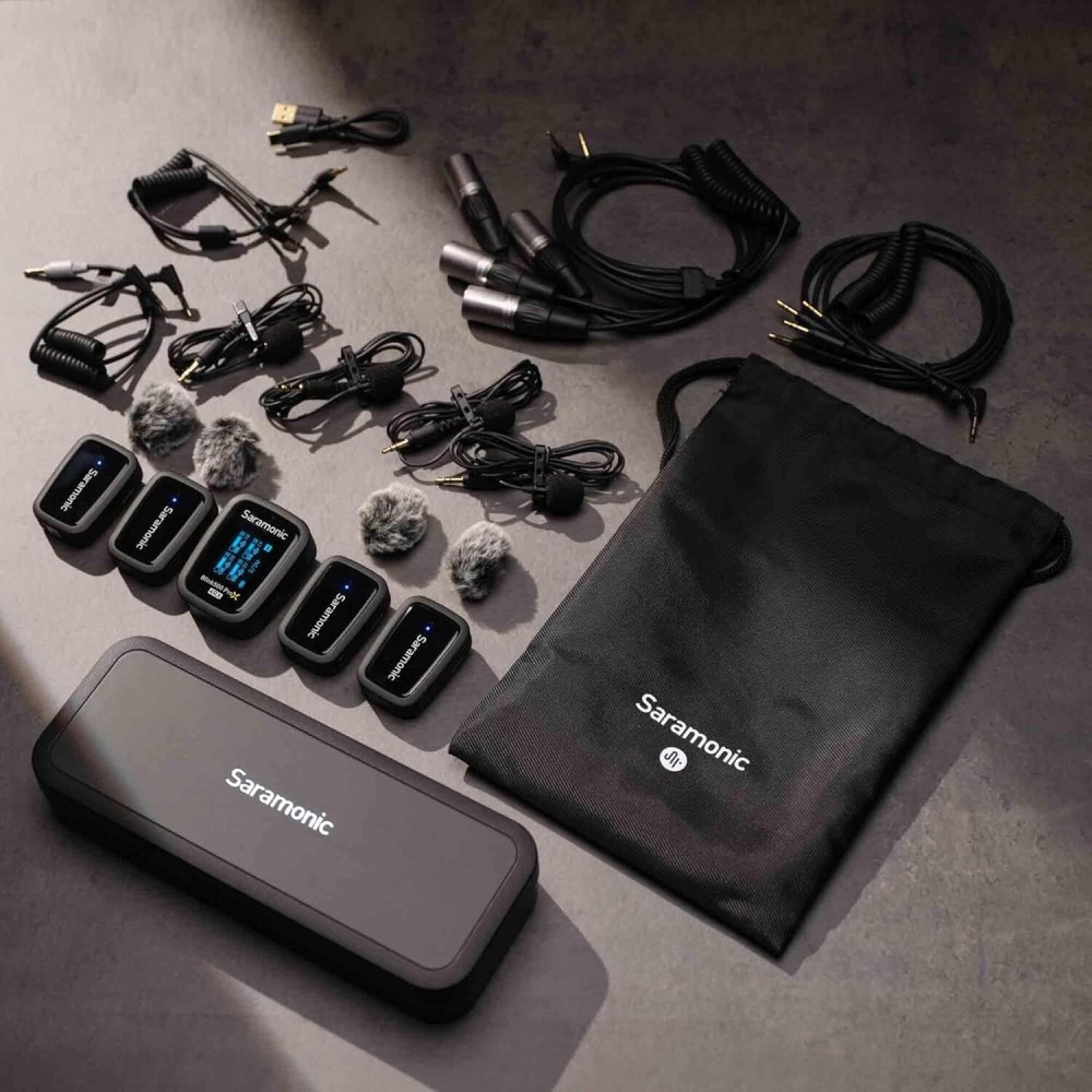 Радиосистема Saramonic Blink500 ProX B8 4TX+RX приемник + 4 передатчика, разъем 3,5 мм