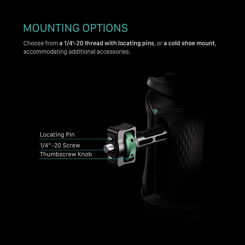 Боковая рукоятка Tilta Xeno с двойным креплением на винты 1/4" чёрная (TA-XSH4-B)