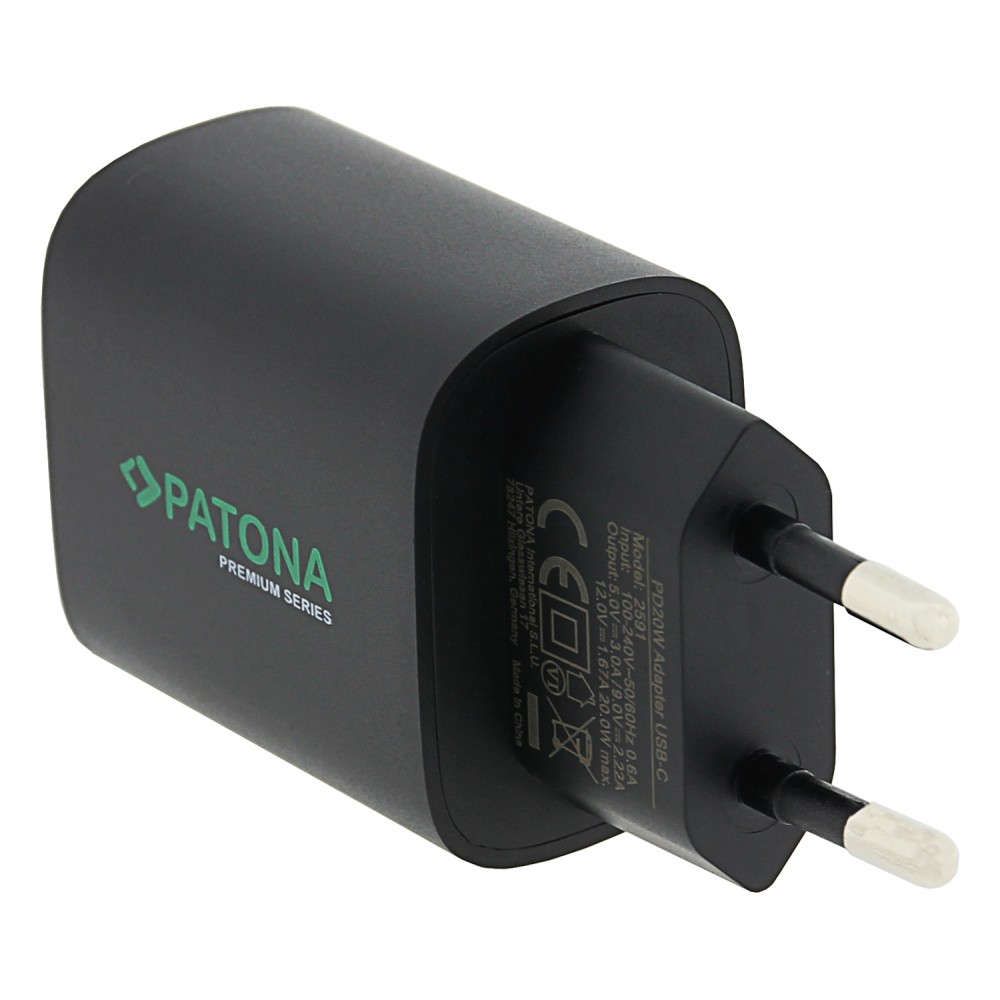 Сетевое зарядное устройство Patona Premium PD20W ADAPTER 1xUSB-C