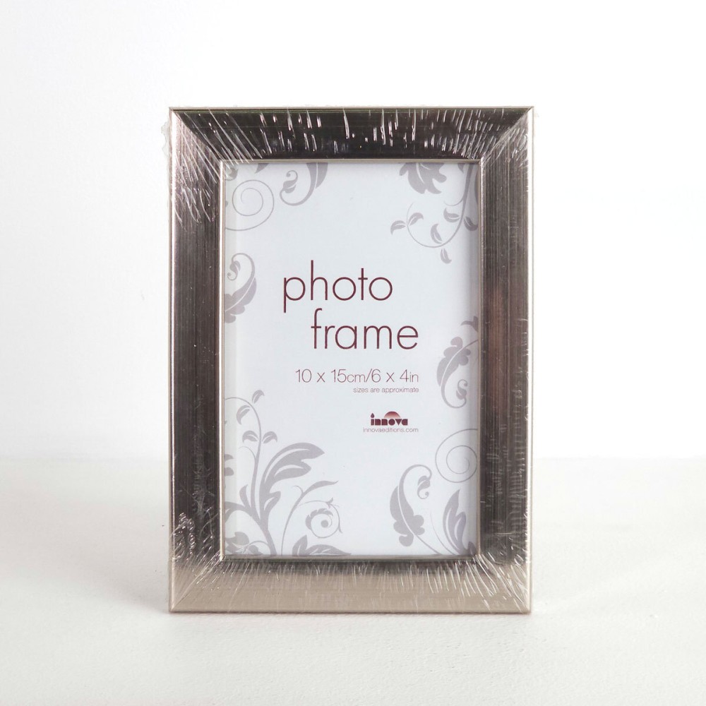 Фоторамка Innova Norfolk Pewter 10x15, пластик/стекло, серебристый (PI1453)