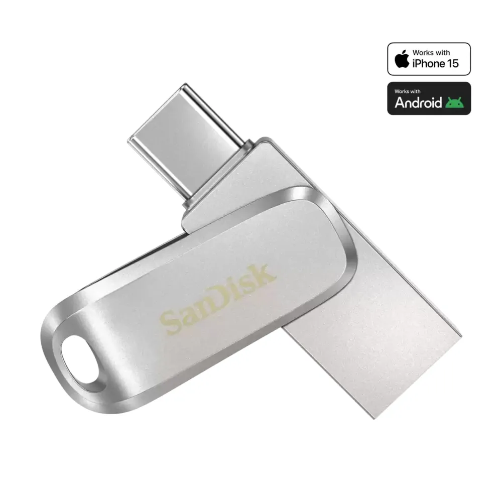 Флеш-накопитель SanDisk Phone Drive for Android USB Type-C/USB-A 64GB, R 100 МБ/с