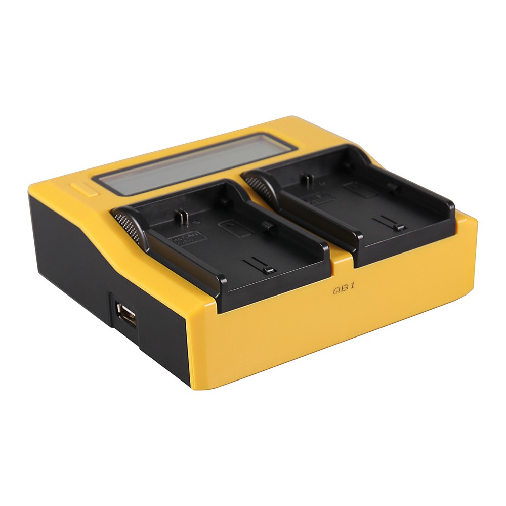 Зарядное устройство Patona Dual LCD USB для 2х аккумуляторов LP-E6