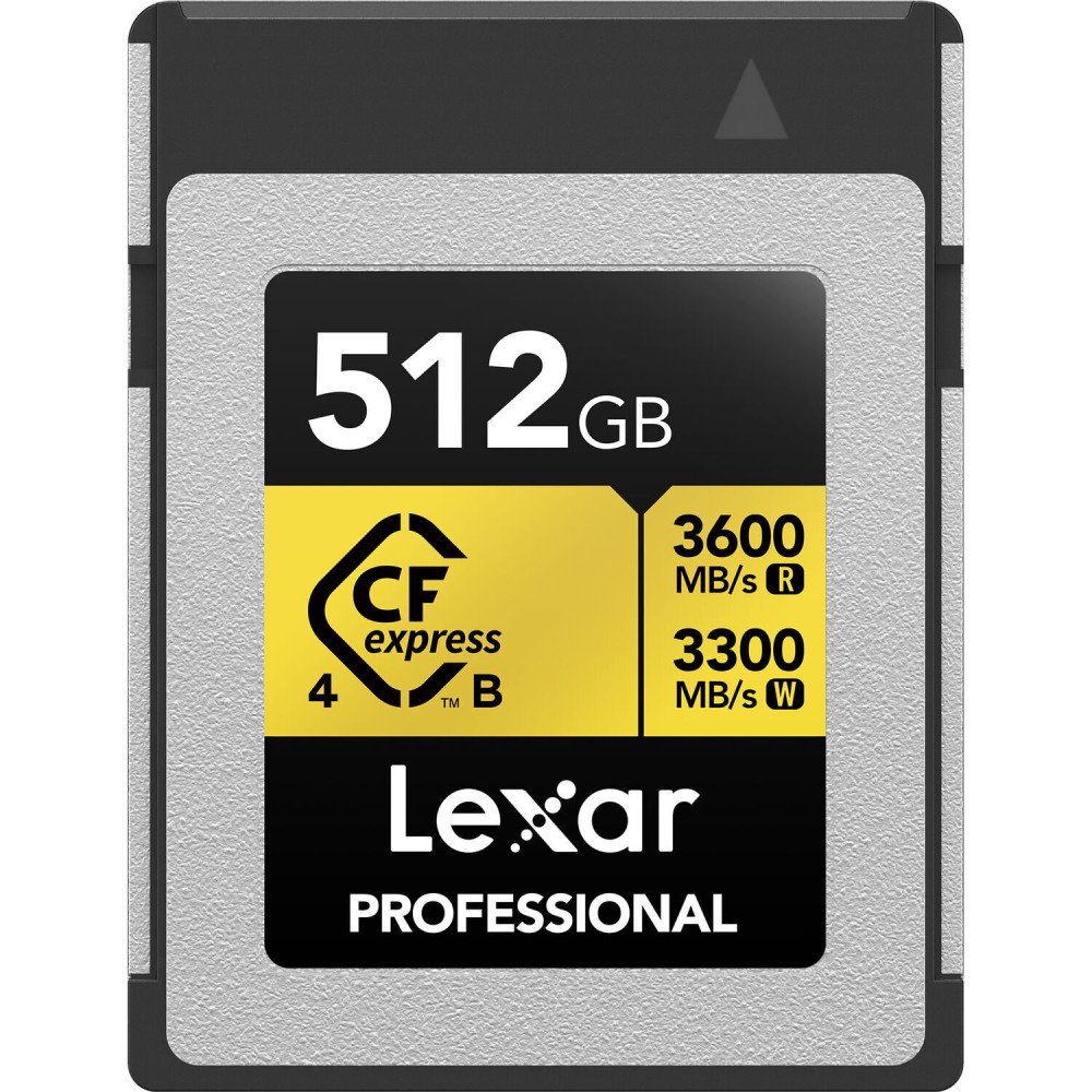 Карта памяти Lexar Professional Gold CFexpress 4.0 Type B 512GB, R/W 3600/3300 МБ/с
