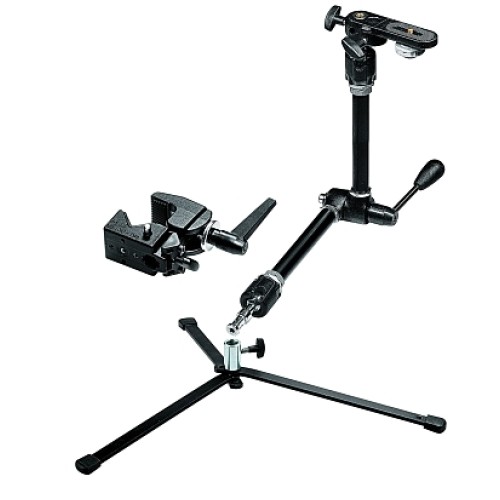 Кронштейн шарнирный Manfrotto 143 Magic Arm Kit с основанием, зажимом Super Clamp и крепление для ка