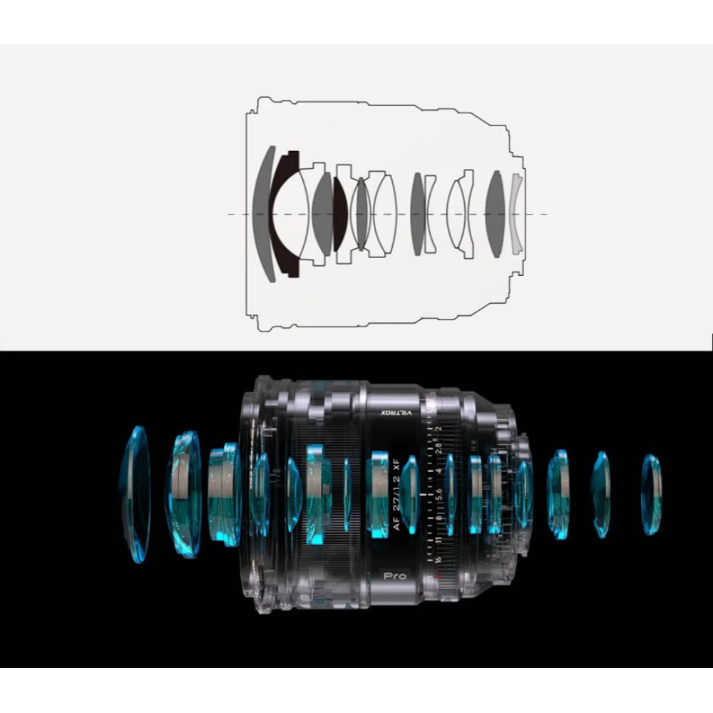 Объектив Viltrox AF 27mm F1.2 PRO E для Sony E (APS-C)