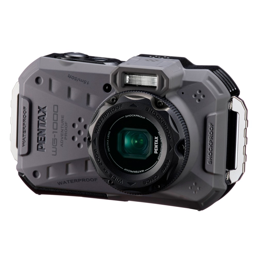 Фотоаппарат Pentax WG-1000 водонепроницаемый темно-серый