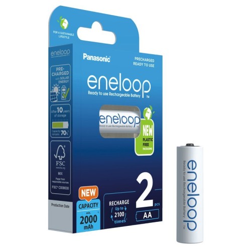 Аккумулятор Panasonic Eneloop BK-3MCDE/2BE 2000 mAh 2шт AA