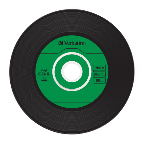 Оптический диск Verbatim CD-R 700MB 52X AZO Vinyl, Slim Case, 10шт