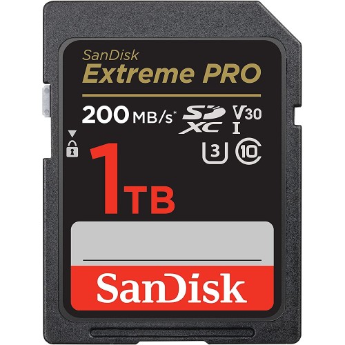 Карта памяти SanDisk Extreme Pro microSDXC 1TB UHS-I U3 V30, R/W 200/140 МБ/с