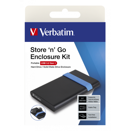 Комплект корпуса Verbatim Store'n'Go V 2.5'' SNG Enclosure Kit USB 3.2 Gen 1