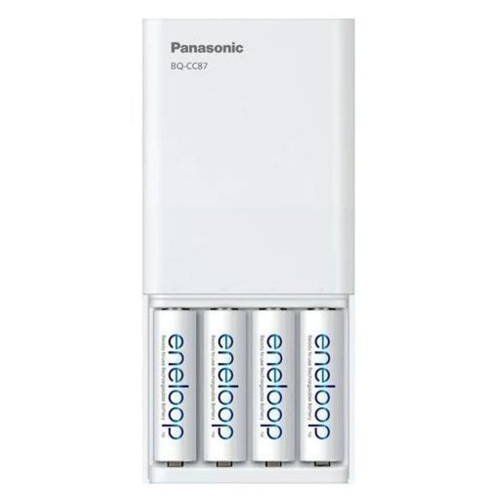 Зарядное устройство Panasonic Eneloop SmartPlus USB Travel Charger BQ-CC87 + 4шт АА 2000 mAh