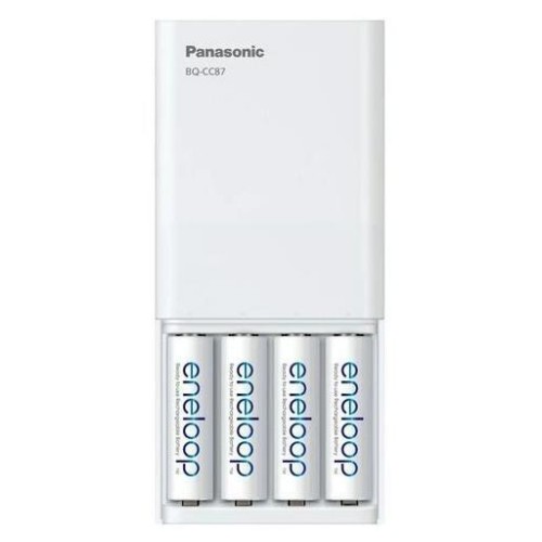 Зарядное устройство Panasonic Eneloop SmartPlus USB Travel Charger BQ-CC87 + 4шт АА 2000 mAh