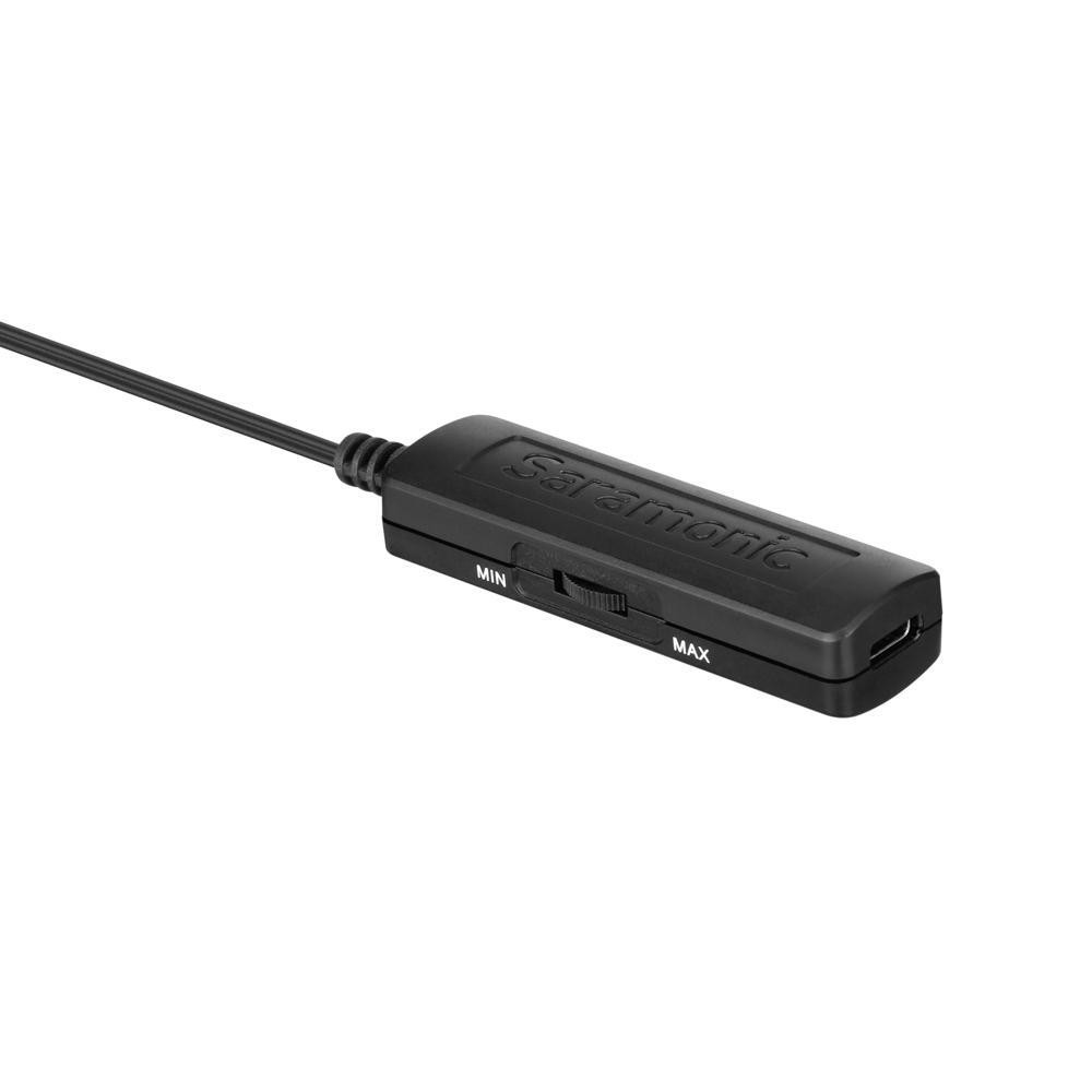 Микрофон петличный Saramonic LavMicro+ DC2M двойной, разъем Lightning, Type-C, USB-A