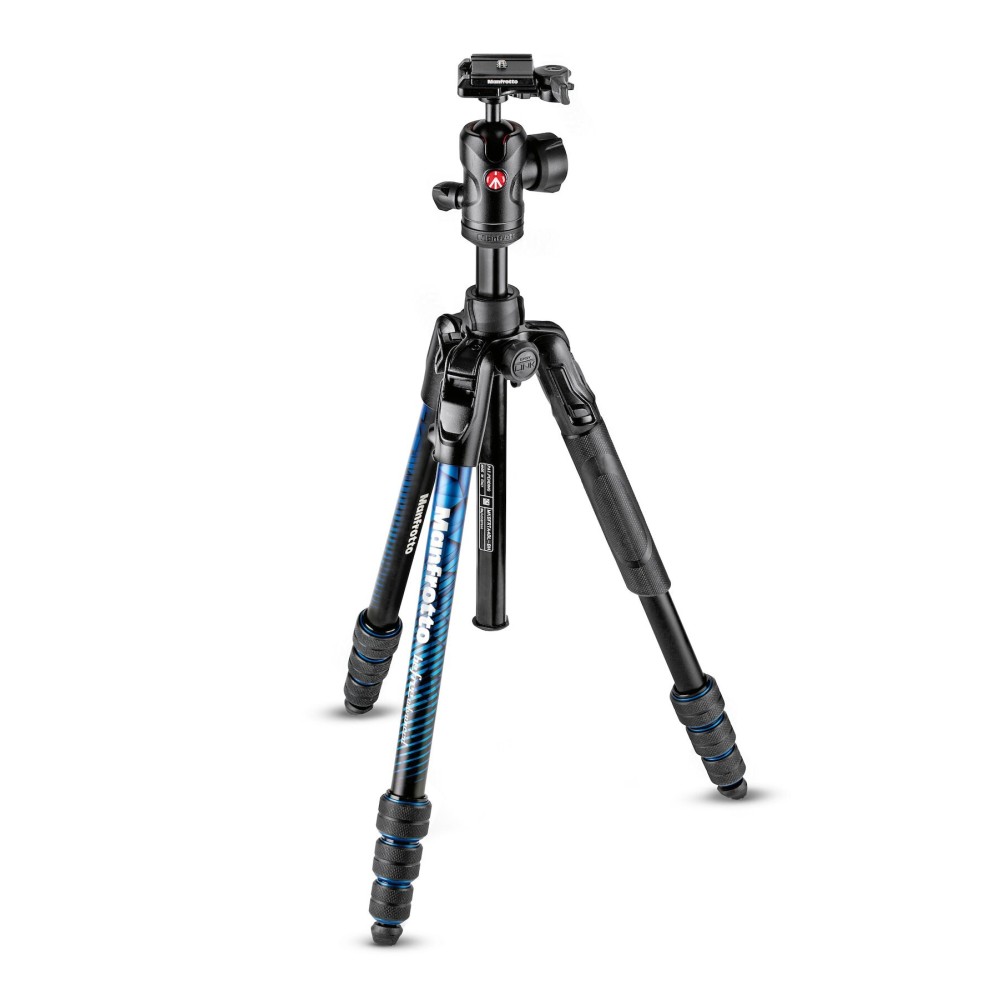 Штатив с головкой Manfrotto Befree Advanced Travel Twist голубой