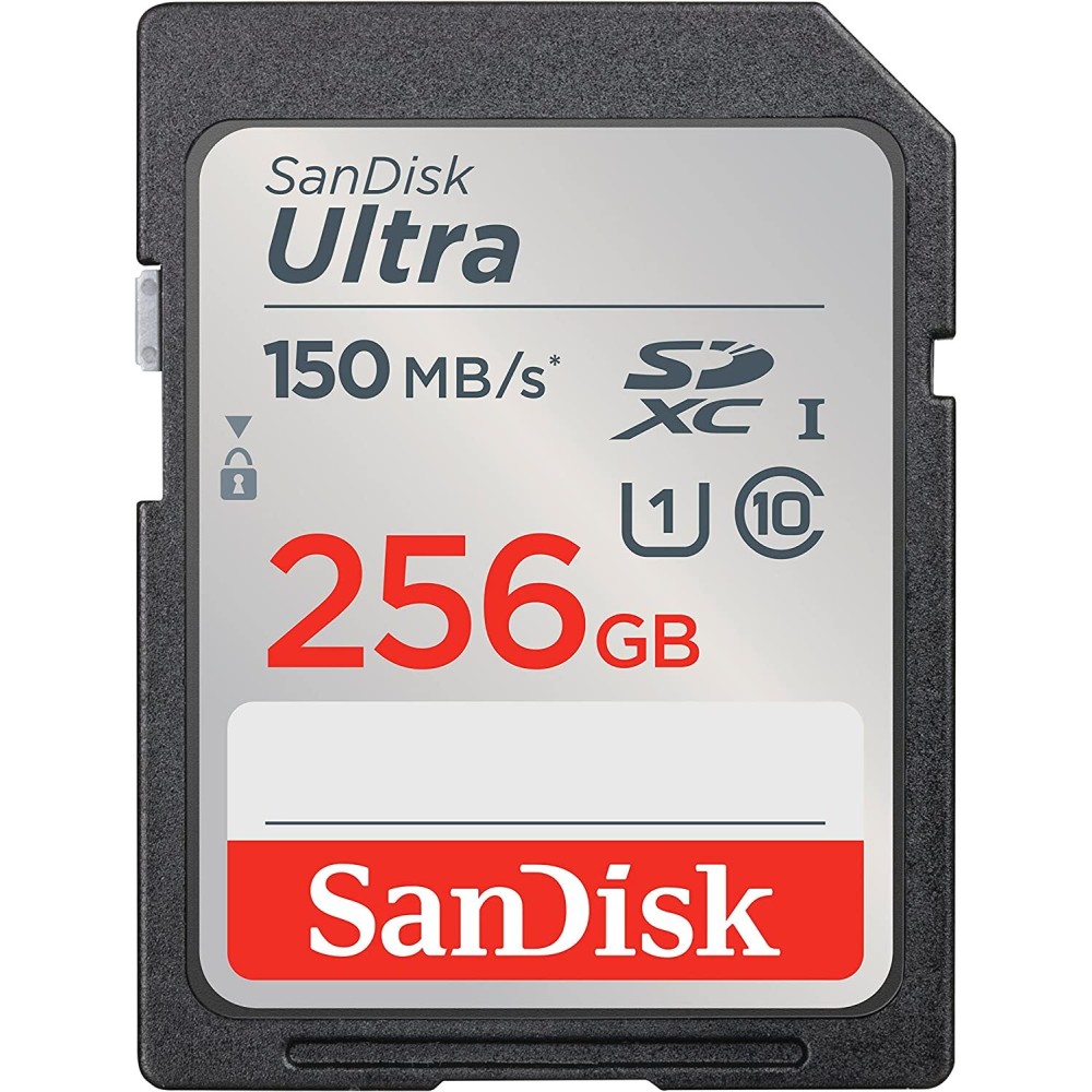 Карта памяти SanDisk Ultra SDXC 256GB UHS-I U1, R 150 МБ/с