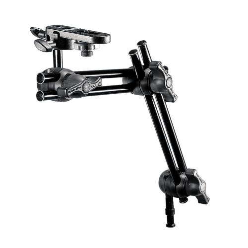 Кронштейн шарнирный Manfrotto 396B-2 Double Arm двухсекционный с площадкой под камеру