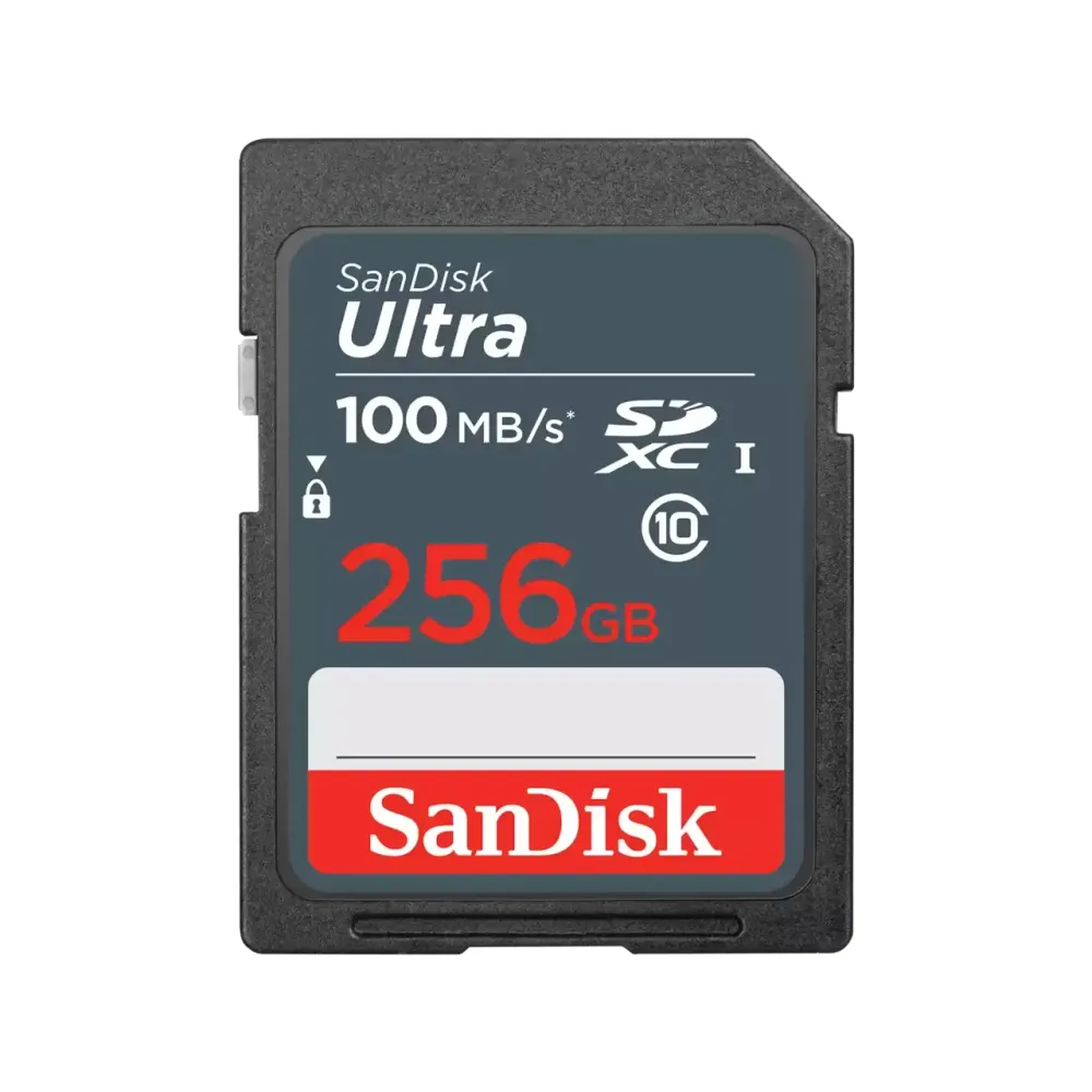 Карта памяти SanDisk Ultra SDXC 256GB, R 100 МБ/с