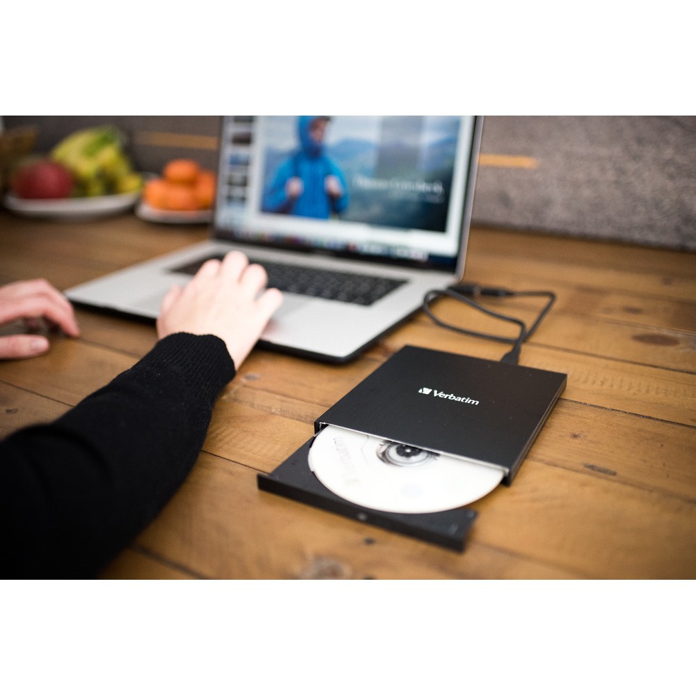 Привод внешний Verbatim External Slimline Blue-ray Writer USB-С 3.2 Gen 1