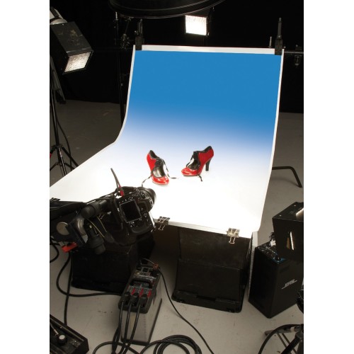 Фон ПВХ Colorgrad LL COGRAD312 1.1 x 1.7 м. White/Blue