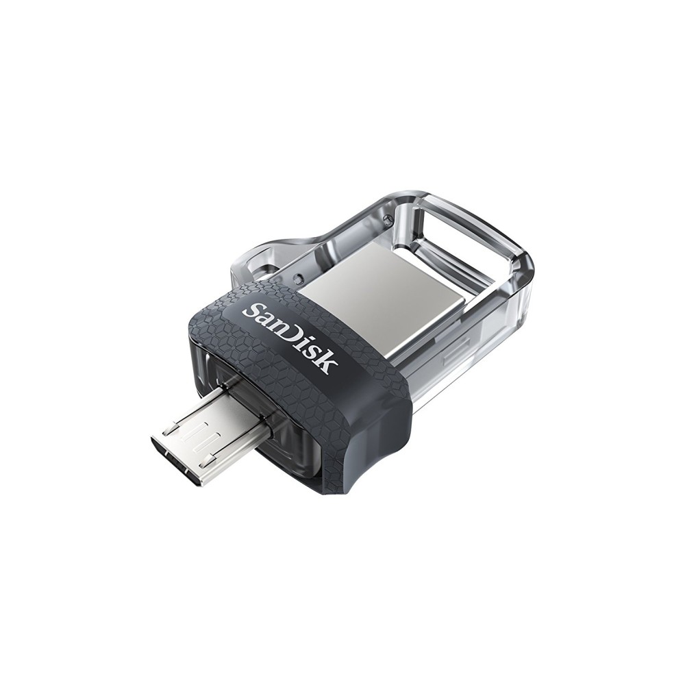 Флеш-накопитель SanDisk Ultra Dual Drive m3.0 USB-A/Micro B 64GB, R 130 МБ/с