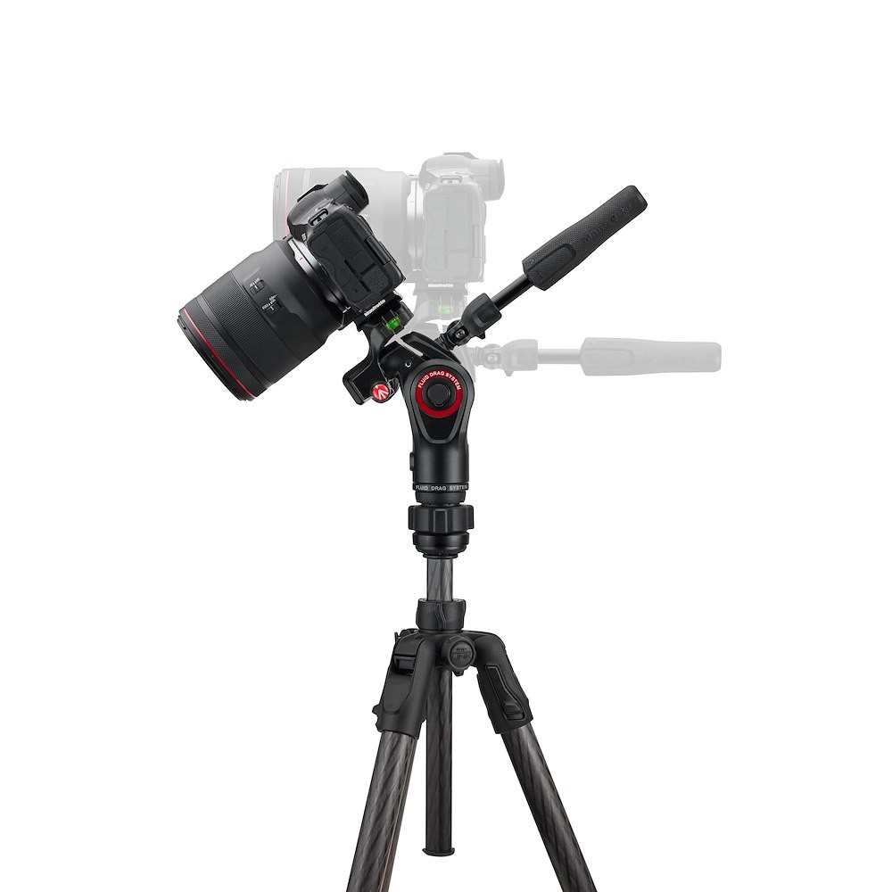Штатив с жидкостной 3D-головкой Manfrotto MKBFRTC4GTFB-3W Befree GT PRO 3-Way карбоновый с цанговыми